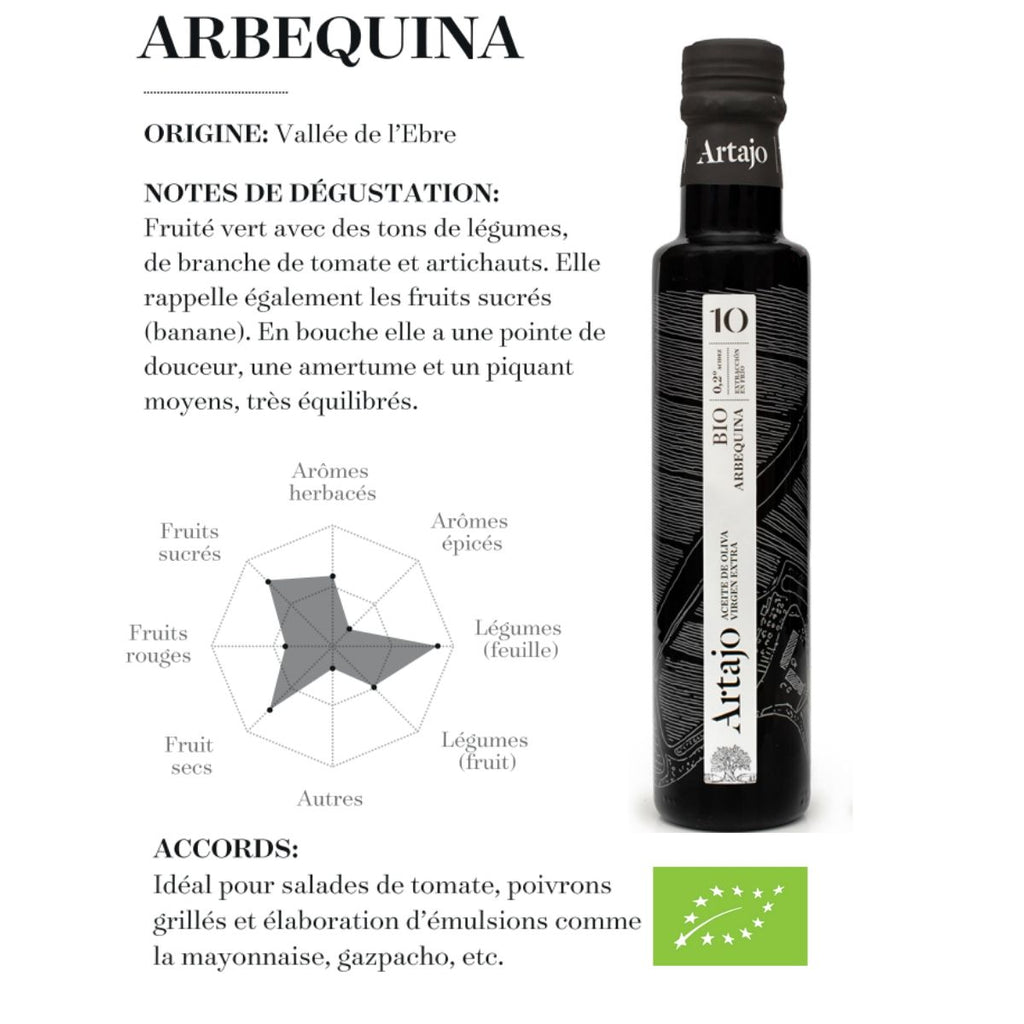 ARTAJO 10 Arbequina von ARTAJO Natives Bio-Olivenöl Extra - Fontellas / Nafarroa - Die Niederlande - FRESKOA STORE
