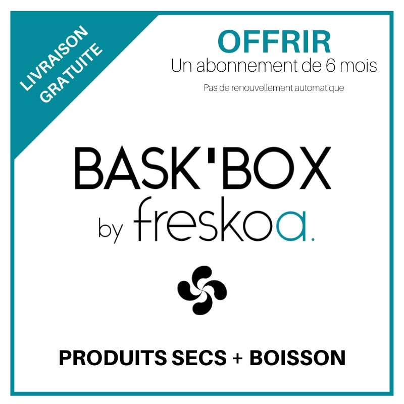 Bieten Sie die BASK'BOX 6 Monate Abonnement von FRESKOA Store - FRESKOA STORE