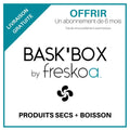 Bieten Sie das BASK'BOX 6-Monats-Abonnement an